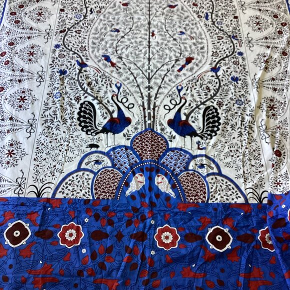 NWT Urban Outfitters Magical Thinking Peacock Garden Tapestry FESTIVAL BOHO - Picture 3 of 7